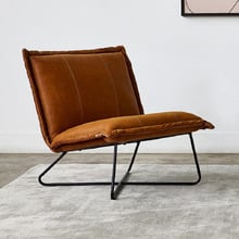 Roman Cowhide Leather Chair